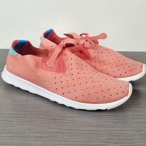 Native Apollo Moc Fashion Sneaker, Coral, Womens Size 7 US / 37